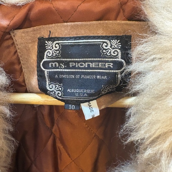 PIONEER Tan Teddy Jacket with Faux Fur Trim - Picture 6 of 12